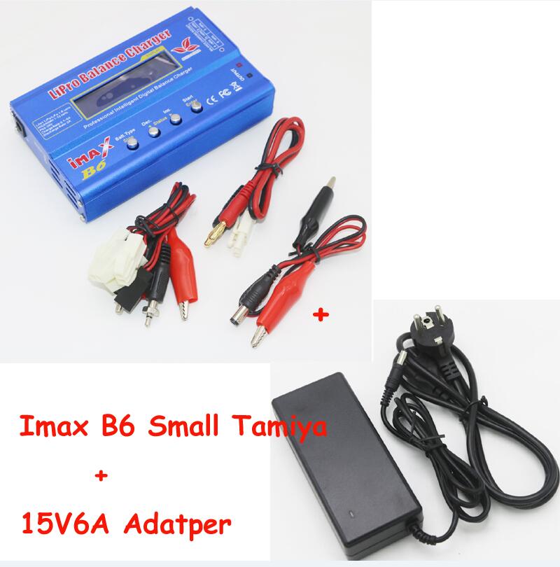 iMAX B6 80W 6A Battery Charger Lipo NiMh Li-ion Ni-Cd Digital RC Balance Charger Discharger + 15v 6A Power Adapter+Charge Cable | Caffeine Airsoft