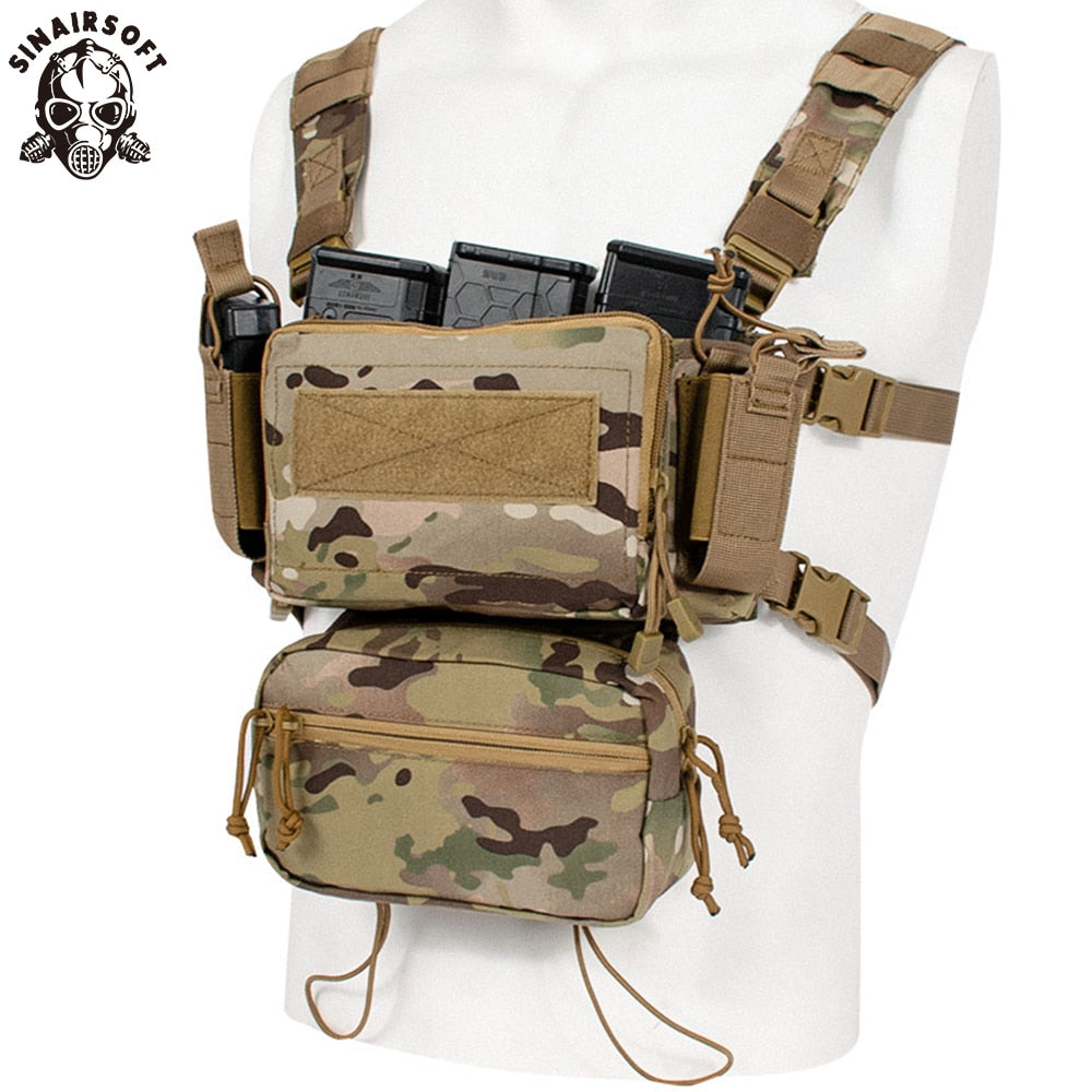 Tactical Micro Chest Rig Modular H Harness D3CR – Caffeine Airsoft