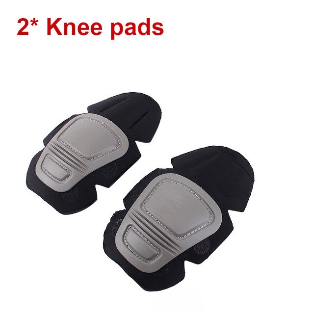 Military Tactical g2 g3 Frog Suit Knee Pads & Elbow Support Paintball Airsoft Kneepad Interpolated Knee Protector Set