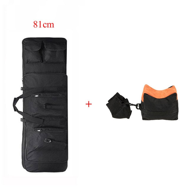 Tactical Gun Bag Military Airsoft Sniper Gun Carry Rifle Case Shooting Hunting Accessories Army Backpack Target Support Sandbag